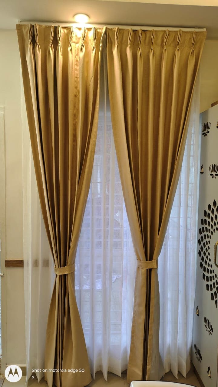 Contemporary Charcoal Pleated Panels