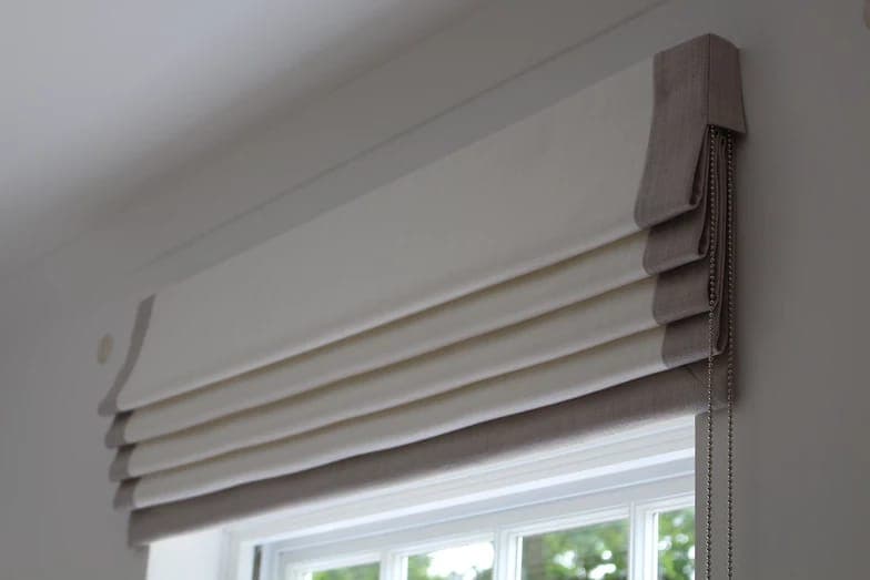 Classic Cascade Roman Blinds