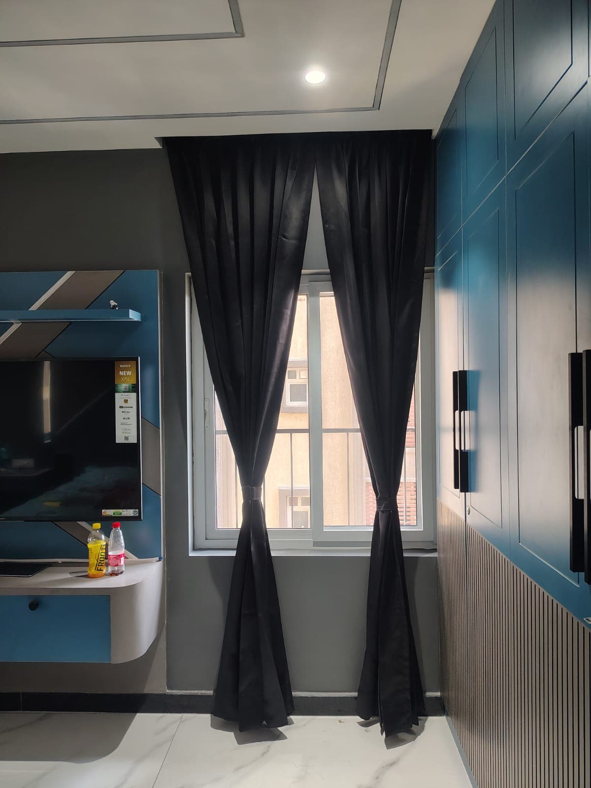 Luxury pleated curtains in Chennai
